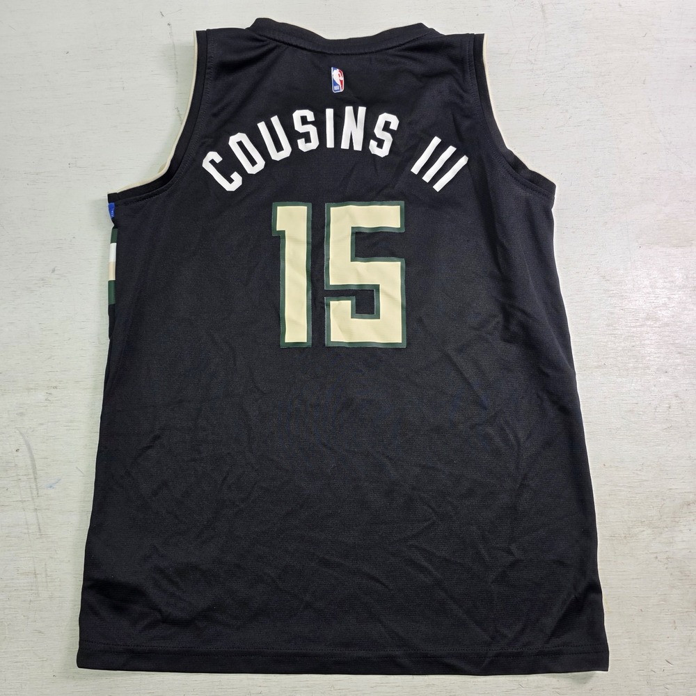 NBA Milwaukee Bucks DeMarcus Cousins III Fanatics Youth Basketball Jersey XL EUC - Picture 5 of 8